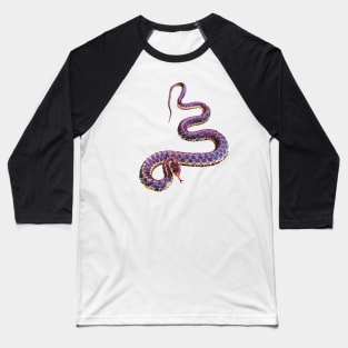 Purple Snake Baseball T-Shirt